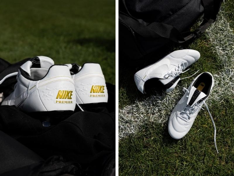 Giày đá bóng Nike Premier III ' Bạch Kim/ Đen/ Trắng'